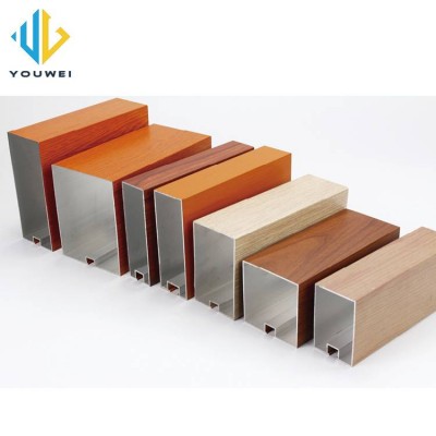 Factory Supplier 6063-t5 6061-t6 6082 6463 Aluminum Profile / Aluminum Sign Frame Extrusion / Decorative Powder Coating