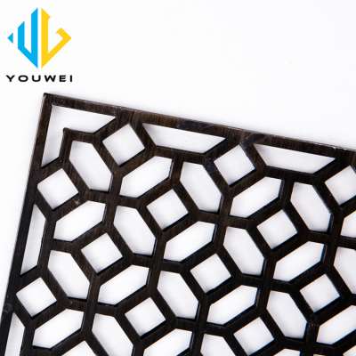 Hot Sale Different Types Of engraving decorative pattern stainless steel honeycomb sheet