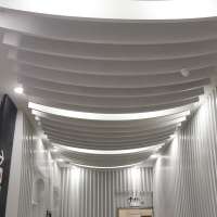 Interior Perforated Decorative Aluminum Wave Board Ceiling