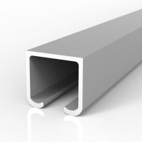 Aluminum profile half curtain track